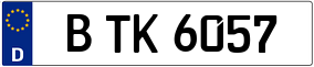 Truck License Plate